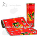 Plastic packaging roll for chips food